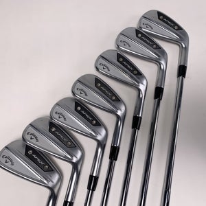 Callaway Apex Pro 24 Iron Set 4-PW Dynamic Gold S300 115g Stiff Steel Mens RH