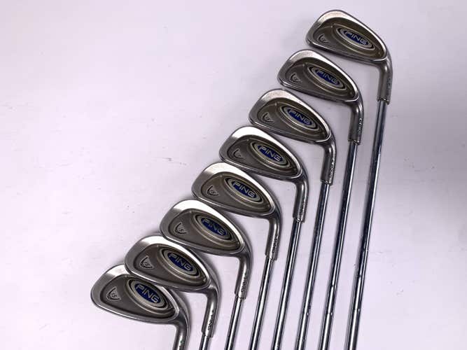 Ping i5 Iron Set 4-PW+GW Green Dot 2* Up Stiff Steel Mens RH