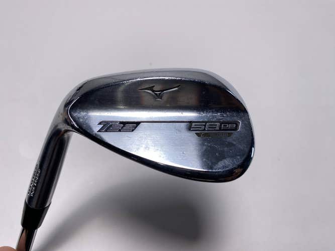 Mizuno T22 Satin Chrome Lob Wedge LW 58* 8 C-Grind DG S400 Tour Issue Mens LH