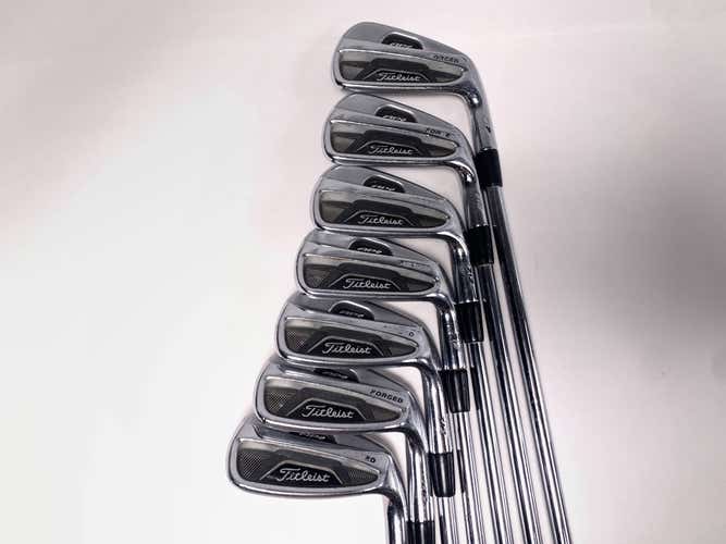 Titleist 712 AP2 Iron Set 4-PW True Temper Dynamic Gold S300 Stiff Steel Mens RH