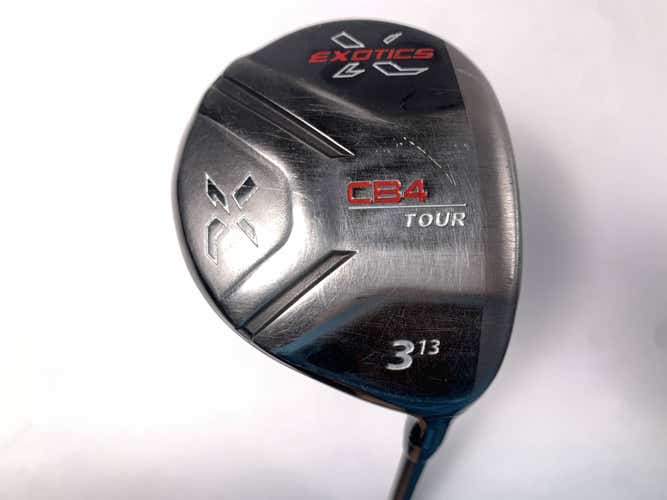 Tour Edge Exotics CB4 Tour 3 Fairway Wood 13* Aldila RIP 70g Stiff RH