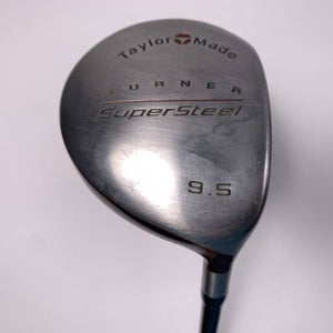 TaylorMade Supersteel Driver 9.5* Bubble R-80 80g Regular Graphite Mens RH