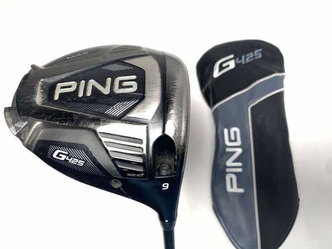 Ping G425 Max Driver 9* Alta CB 55g Stiff Graphite Mens RH HC