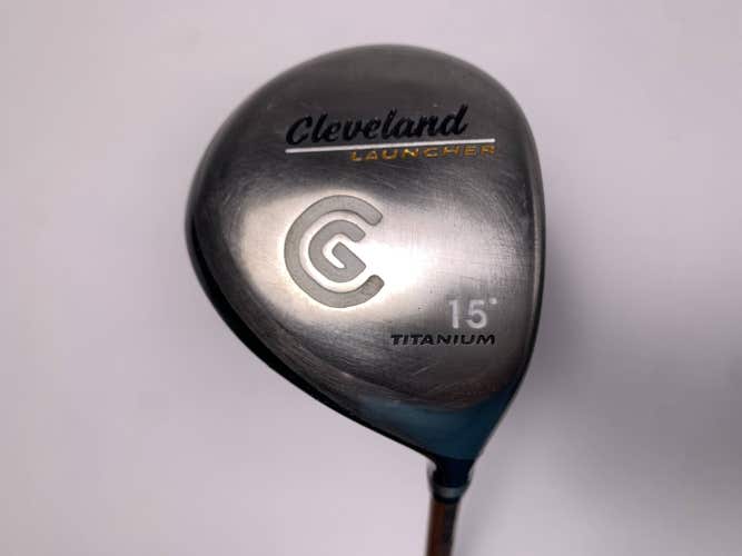 Cleveland Launcher 3 Fairway Wood 15* Launcher Gold 55g Regular Graphite Mens RH