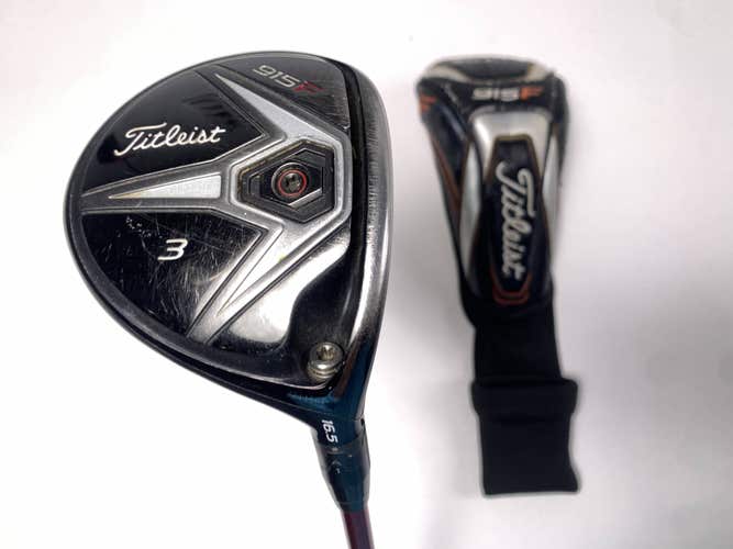 Titleist 915 F 3 Fairway Wood 16.5* Bassara 55 Hi Regular Graphite Mens RH HC