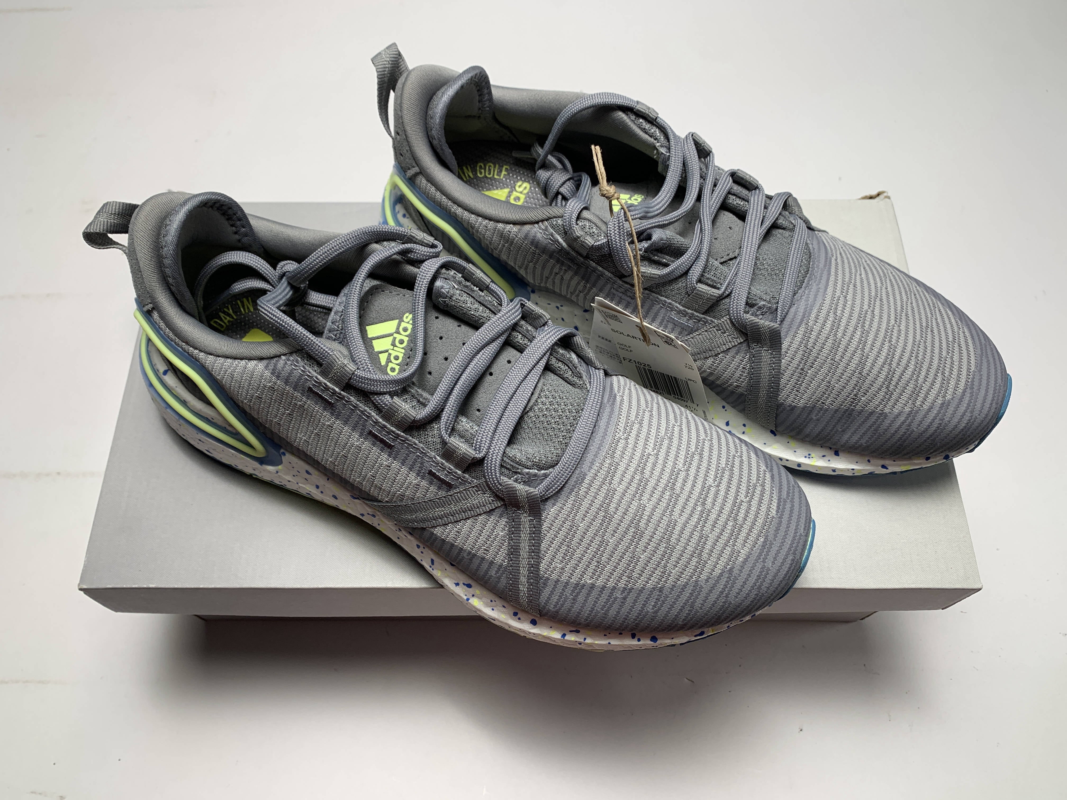 Adidas Solarthon Golf Shoes Gray Blue Yellow Boost Men's SZ 8 (FZ1025) |  SidelineSwap | Buy and Sell on SidelineSwap