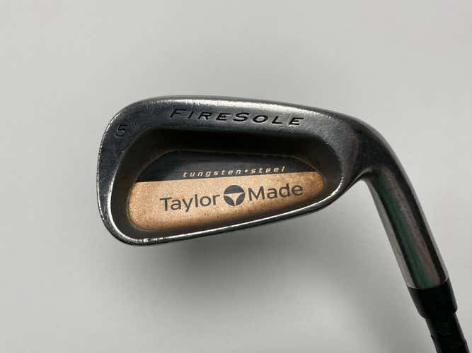 Taylormade Firesole Single 5 Iron Bubble S-90 Stiff Graphite Mens RH