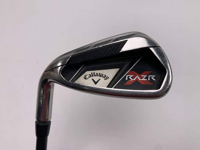 Callaway Razr X Single 9 Iron Senior Graphite Mens LH Midsize Grip