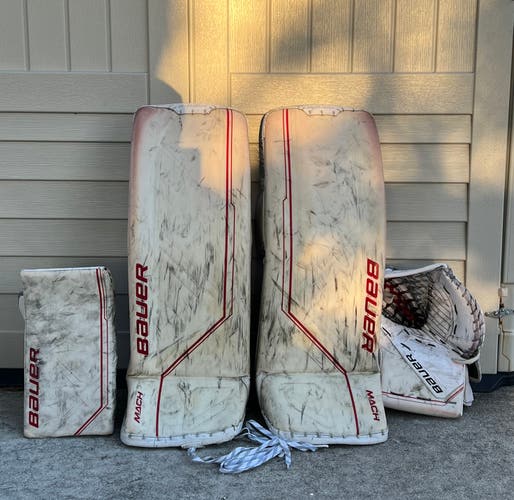 34" Bauer Hyperlite skinned as Mach full set