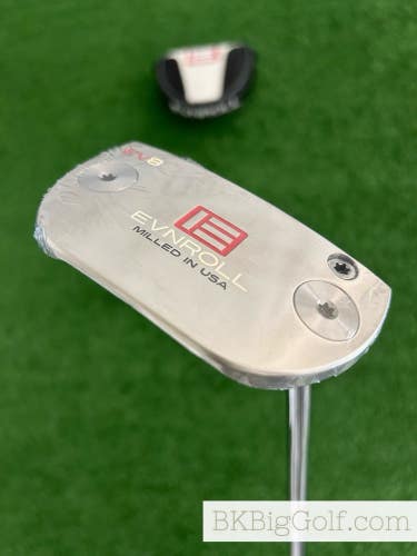 NEW Evnroll EV8 Short Slant 34 Putter w Headcover