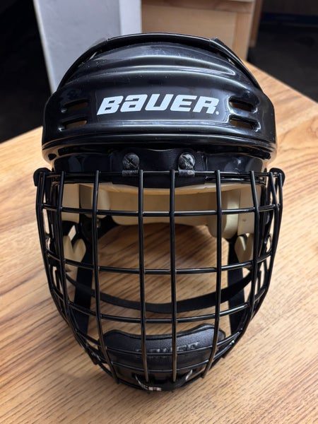 Bauer HH1000 Helmet & Full Cage - (Senior/Large)