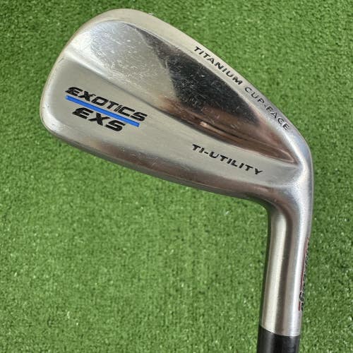 Tour Edge Exotics EXS Ti-Utility 19 3H Hybrid Iron Tensei Silver AV 70 Stiff