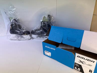 Bauer (Used) Intermediate Junior Size 4 Hockey Skates