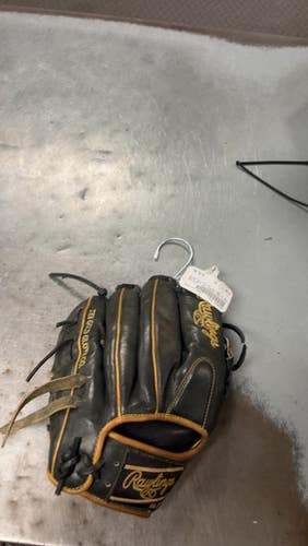 Used Rawlings HEART OF THE HIDE RTG PRO STOCK BB/SB Glove RH Throw Black 11 1/2" 11793-S000261459