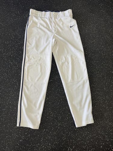 Used Nike ADULT BASEBALL PANTS BB/SB Pant Mens White MD 11849-S000035558