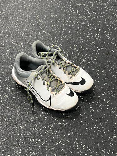 Used Nike DIAMOND BASEBALL BB/SB Cleats Grey Junior 01 11849-S000035562