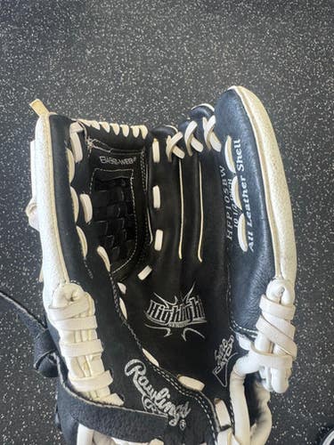 Used Rawlings HFP105BW BB/SB Glove RH Throw Black 10 1/2" 11849-S000035573