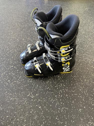 Used Rossignol COMP J4 Boys DH Ski Boot Black 255 MP - M07.5 - W08.5 11849-S000035705