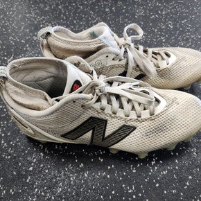 Used New Balance FREEZE LAX Cleats Mens White Senior 10.5 11849-S000035341