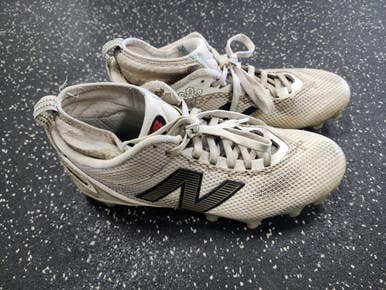 Used New Balance FREEZE LAX Cleats Mens White Senior 10.5 11849-S000035341