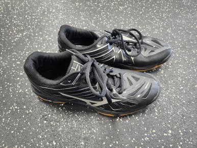Used Mizuno WAVE HURRICANE 3 VB Shoes Adult Black Senior 7.5 11849-S000035342