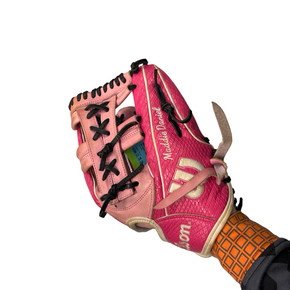 Used Wilson A2000 BB/SB Glove RH Throw Pink 11 3/4" 11682-S000125695