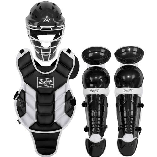 Rawlings Player 3 Junior Catcher Set - 9U -Black/White (New)