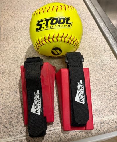 2 new power wedge & 5 tool ball