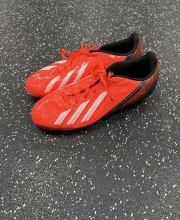 Used Adidas F50 Soccer Cleats Orange Youth 06.0 11849-S000035541