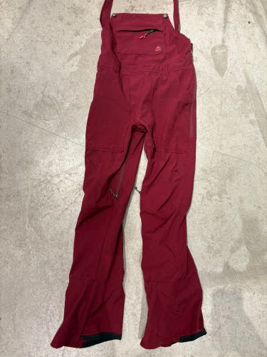 Red Women's Burton Avalon Bib | Small (Used)