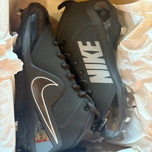 Black Men's Size M 9.5 (W 10.5) Nike Trout Metal (New)