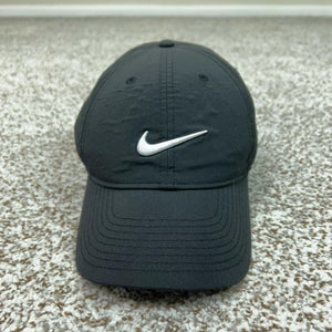 Nike Hat Cap Strap Back Mens One Size Black Legacy91 Dri-FIT Swoosh Athletic