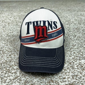 Minnesota Twins Hat Cap Flex Mens Medium Blue MLB Baseball New Era Sports Logo