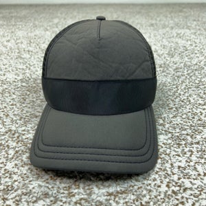 Lululemon Hat Cap Snap Back Mens One Size Gray Trucker Mesh Casual Athletic