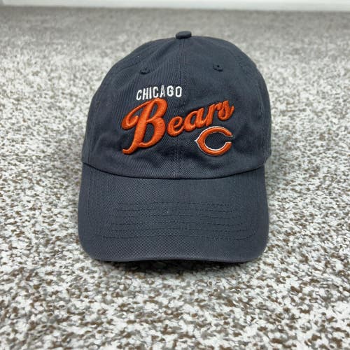 Chicago Bears Hat Cap Strap Back Womens One Size Navy Blue NFL Football '47