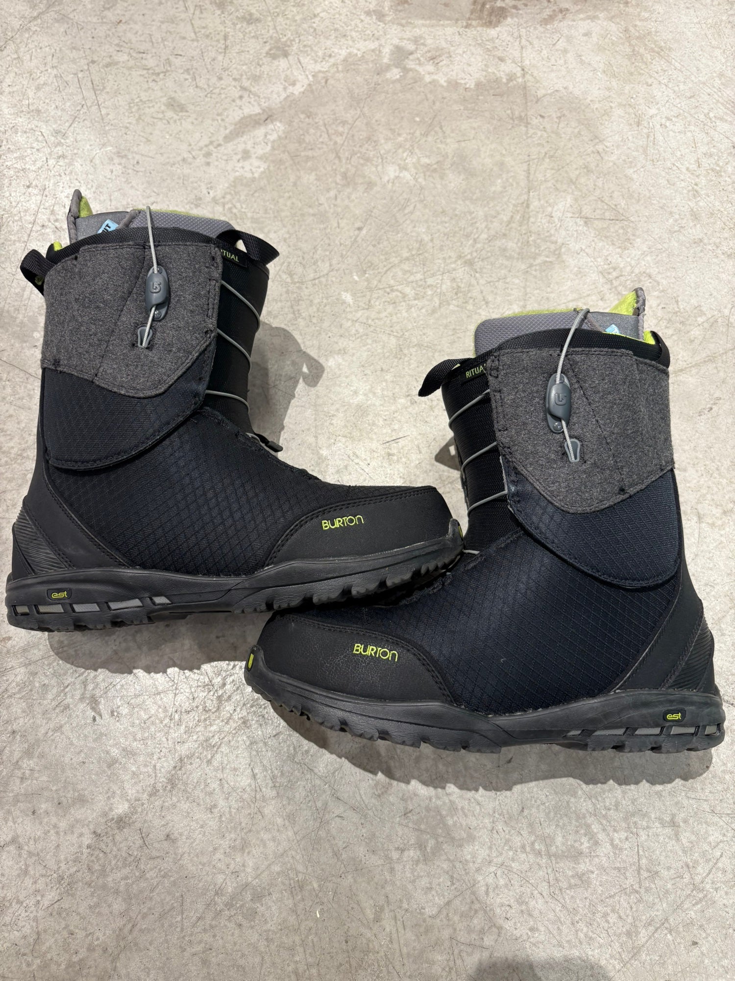 IMPRINT 3 スノーボードブーツ 黒/緑　バートン Burton Imprint 3 スノーボードブーツ 9M 美品⭐️BURTON 【公式通販】