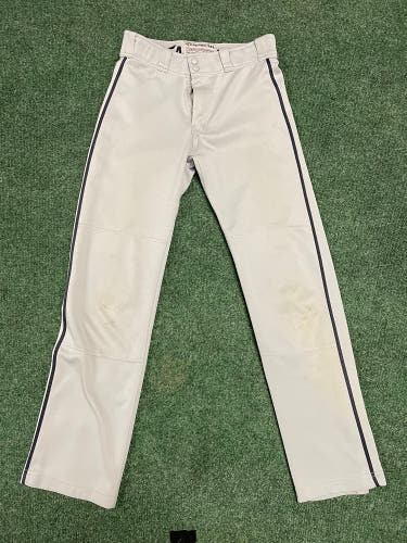 Nike Baseball Pants YXL Gray black piping