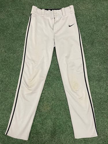 Nike Baseball Pants YXL Gray black piping