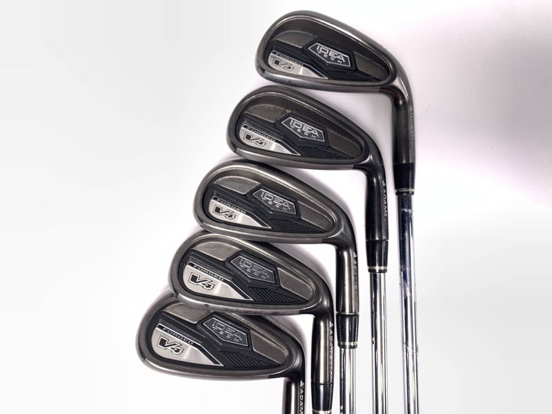 Adams Idea Tech V4 Iron Set 6-PW Performance Regular Steel Mens RH