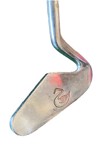 Wilson Swan-Nek Stainless Steel Putter RH Steel 31.5" Square Leather Grip GRAIL