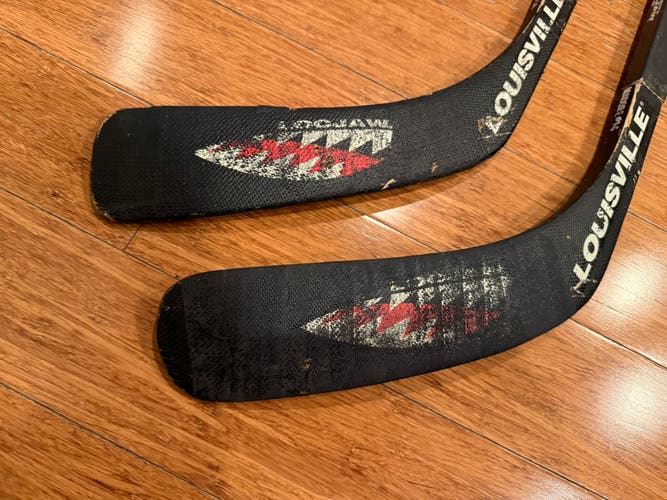 Senior Louisville Slugger Left Hand Hockey Stick Heel Pattern 85 Flex Pro Stock (Used)