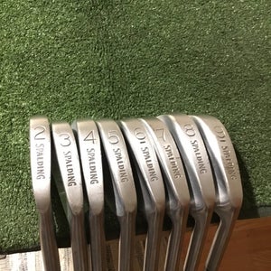Spalding Robert T Jones Jr. Kro-Flite Irons Set 2-9 Irons True Temper Steel-3/4