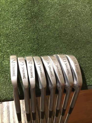 Spalding Robert T Jones Jr. Kro-Flite Irons Set 2-9 Irons True Temper Steel-3/4