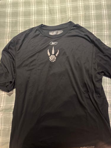 Black Raptors Court XXL Men's Reebok Shirt old claw logo