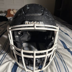 Adult Medium Riddell SpeedFlex Helmet Matte Black 2x MVP
