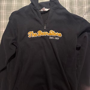 Black beer store quarter zip