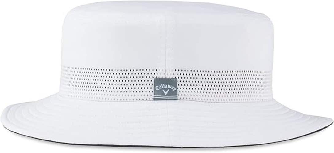 Callaway Women's Bucket Hat (White, L/XL) 2021 Golf NEW
