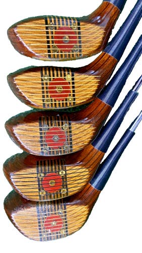 Wilson 4200 Harmonized Wood Set Driver, 2w,3w,4w,5w RH Steel Vintage Grips HC's