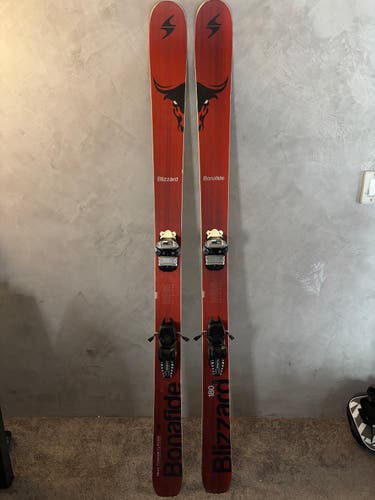 Men's Blizzard Bonafide 180cm All Mountain Skis with Marker Griffon Bindings