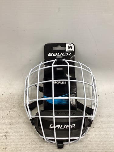 Used Bauer Hockey Wire Mask White MD 11851-S000042176